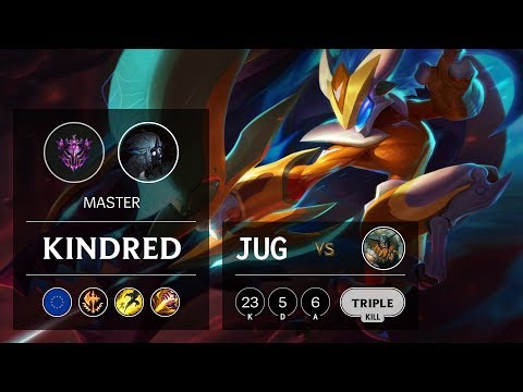 Kindred Jungle vs Olaf - EUW Master Patch 9.7