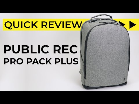 Public Rec Pro Pack Plus - Quick Backpack Review / Tour