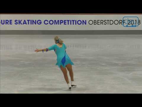 Ulrike WALTER. Oberstdorf 2018. Bronze Ladies III B - Free Skating. 7 place
