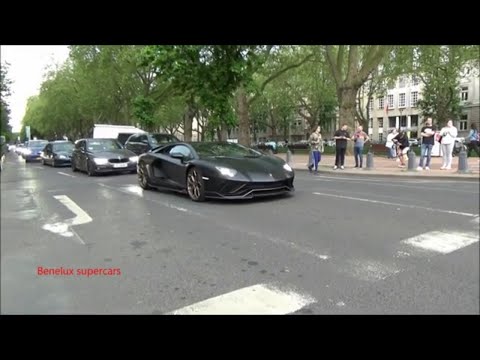 Supercar spotting in Dusseldorf 7/5/2022 STO,Ultimae,GT Black,SVJ,SF90 corvette c8 and more....