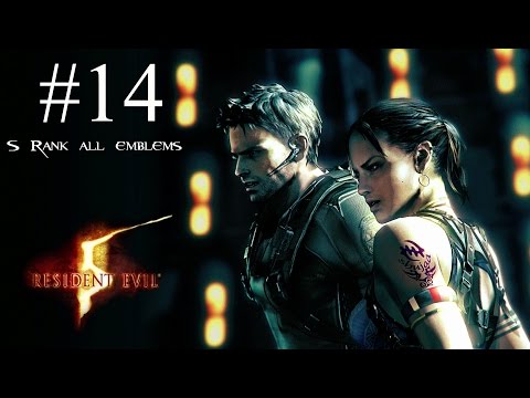 Resident Evil 5 Remastered S-Rank Walkthrough Part 14 - Chapter 6-1: Ship Deck