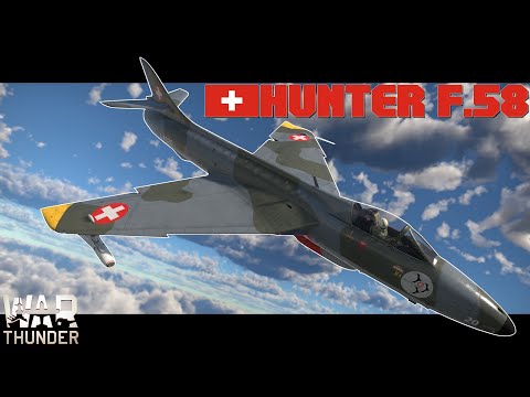 Clan Maschine im Boden Gefecht | Hunter F.58 | War Thunder