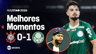 MEMPHIS PERDE PÊNALTI, FLACO LÓPEZ MARCA E GERA CONFUSÃO NA COMEMORAÇÃO! CORINTHIANS 0X1 PALMEIRAS
