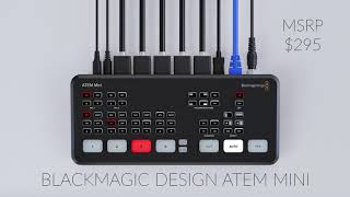 Video thumbnail for Blackmagic Design ATEM Mini by 1SourceVideo