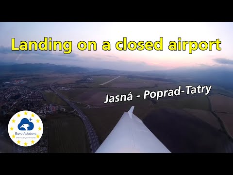 Landing on a closed airport 🇸🇰 | Jasná (LZJS) - Poprad-Tatry (LZTT)