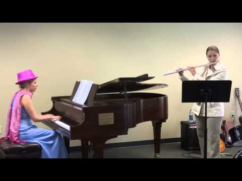 Flute Lessons at Wind of Change Academy - Pink Panther Theme | Ms. Angela & Ms. Yana