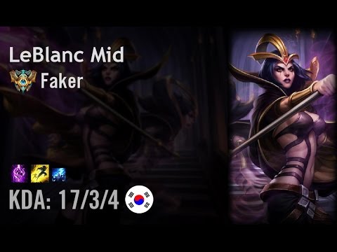 LeBlanc Mid vs Karma - Faker - KR Challenger Patch 6.7