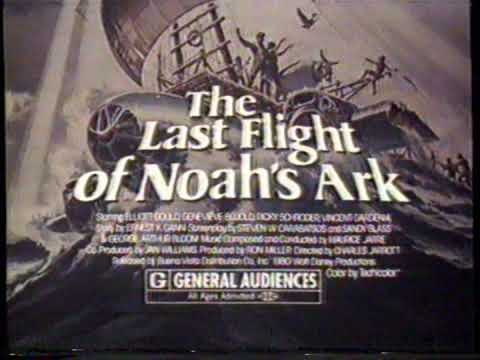 1980 The Last Flight of Noah's Ark Movie Trailer "Lost 2000 miles at sea" TV Commercial
