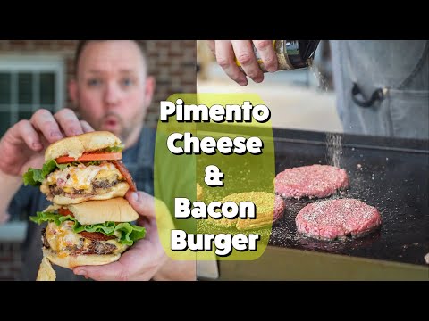 Pimento Cheese And Bacon Cheeseburgers
