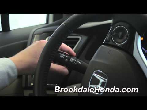 Part of a video titled Civic | Headlight Controls | How To By Luther Brookdale Honda - YouTube