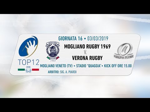 TOP12 2018/19, Giornata 16 - Mogliano Rugby 1969 v Verona Rugby