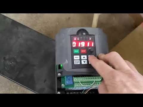 настройка частотника в соответствии с оборотами шпинделя в Mach3