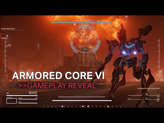 Armored Core 6 gameplay trailer and release date revealed by