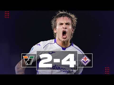 Highlights: Venezia - Fiorentina  2 - 4 (Adams, Mastantuono 3, Pellegrino, Hainault)