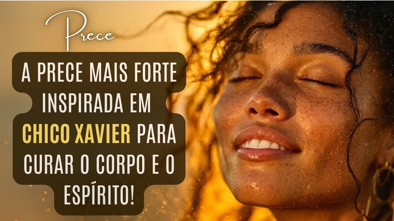 Prayer Inspired by Chico Xavier to Accelerate Spiritual and Physical Healing. Daily Spiritist Prayer