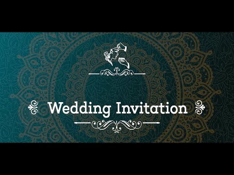 Wedding Invitation Without Text / Free Template / link in description /KM Creative Works