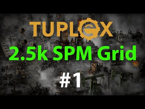 Factorio 2,500 SPM Grid Megabase #1 - New Series!