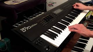 Video thumbnail for ROLAND D-70 Digital Synthesizer (1990) by Synthesizer Home