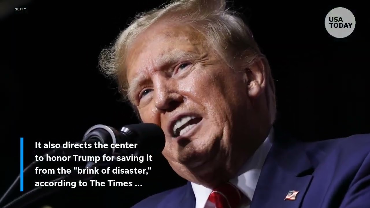Kennedy Center board votes to add Trump's name under sign