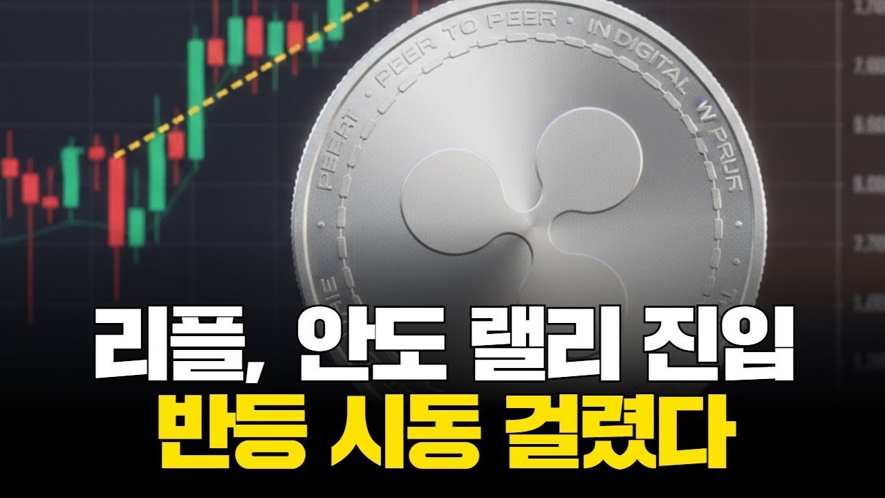 리플, 안도 랠리 진입…반등 시동 걸렸다