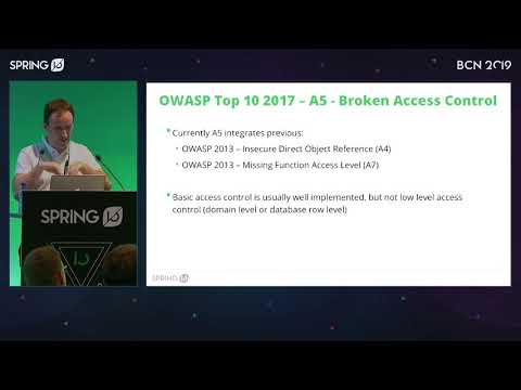 Image thumbnail for talk From OWASP top 10 to Secure Applications