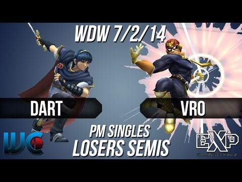 WDW 7/2/14 - Dart (Marth) vs. Vro (Falcon) PM Singles Loser's Semis