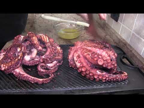 Pulpo a las Brasas o a la Parrilla, Tierno y Sabroso