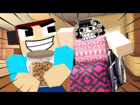 ¡ROBANDOLES LAS GALLETAS A MI ABUELA! | ROBLOX