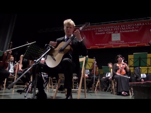 Daniel Egielman 3rd Prize at the   48th M.Pittaluga guitar competition