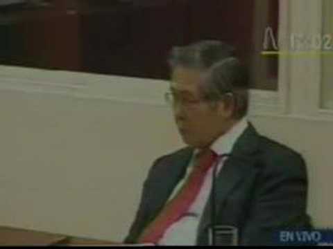 Fujimori se queda dormido durante juicio