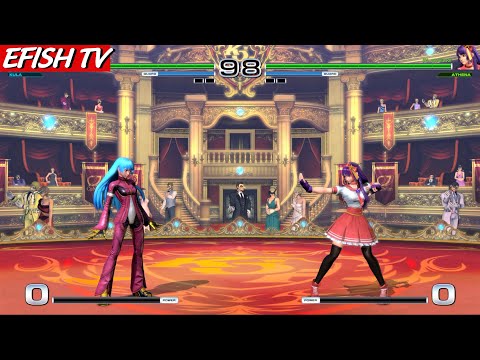 LEVEL 5 - Kula Diamond VS Athena Asamiya - The King of Fighters XIV KOF 14 Battle Match