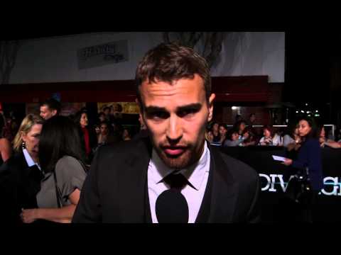 Divergent: Theo James "Four" Movie Premiere Interivew | ScreenSlam