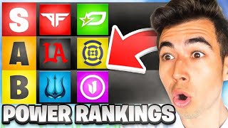 CDL POWER RANKINGS FOR COD CHAMPS 2022