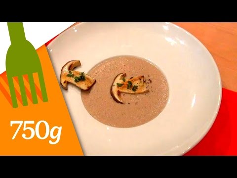 Recette Velouté de champignons à la crème