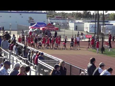 JVG 100m vs Huntington Beach 3-23-17 - Los Alamitos Girls