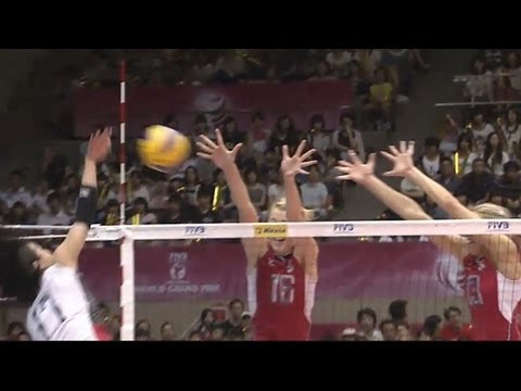 Best volleyball scores Grand Prix, USA vs Japan - Universal Sports