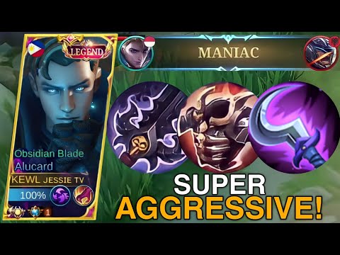 ALUCARD PERFECTLY AGGRESSIVE BUILD FOR SOLO RANKED GAME! TOP GLOBAL ALUCARD BEST BUILD | MLBB