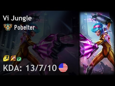Vi Jungle vs Gragas - Pobelter - NA Challenger Patch 6.23