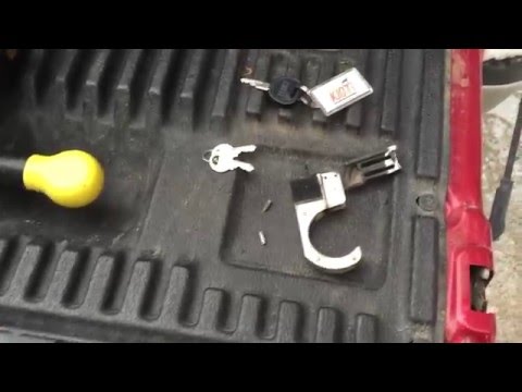Removing Stuck Master Lock Tailgate Lock