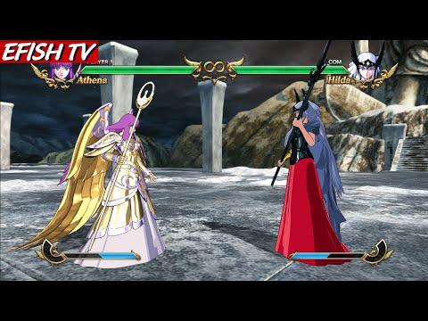 Athena vs Polaris Hilda (Hardest AI) - Saint Seiya: Soldiers' Soul