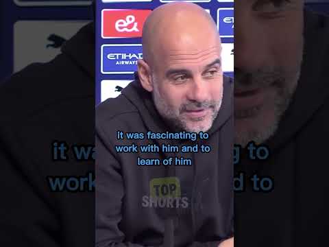 Pep Guardiola on Sergio Busquets: "He could SOLVE all the problems with his BRAIN!"👀 #shorts