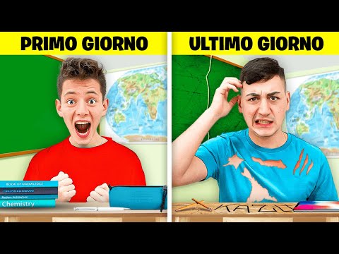 PRIMO GIORNO vs ULTIMO GIORNO di SCUOLA! 📚