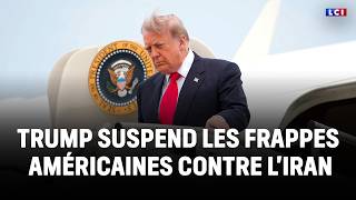 Middle East War: Donald Trump suspends US strikes against Iran｜LCI