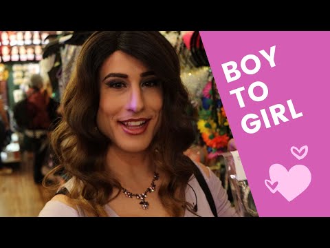 Boy To Girl Transformation + Halloween Costume Shopping