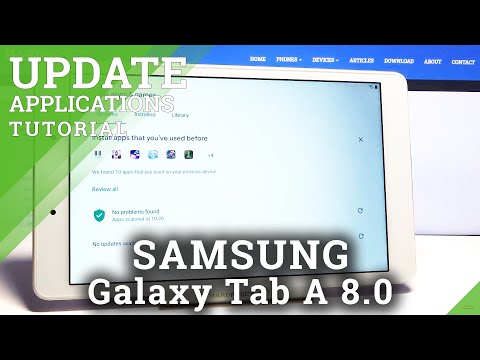 How to Update Applications in SAMSUNG Galaxy Tab A 8.0 – Pending Updates
