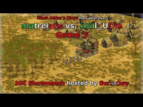 Swissboy's 10€ Showmatch - matreiuss vs. IKill_UDie, Game 3 - Age of Mythology: The Titans