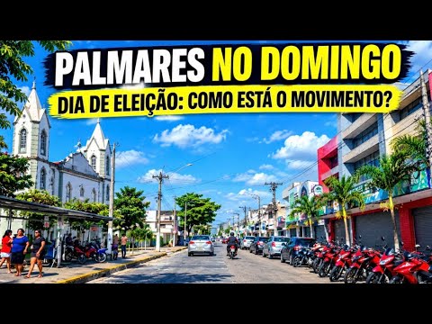 PALMARES -PE, VEJA MOVIMENTO NO DIA DE ELEIÇÃO 25/10/2026 #pernambuco  #eleições2026 