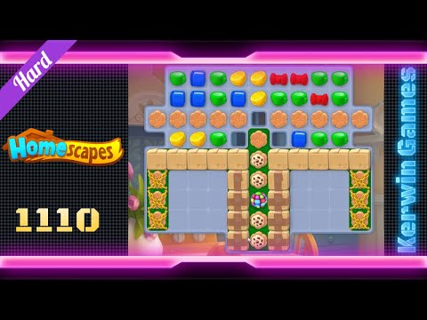 Homescapes Level 1110 - Hard Level - No Boosters