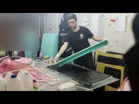 The manufacturing process of a Carbon Fiber Formula Student Rear Wing flap