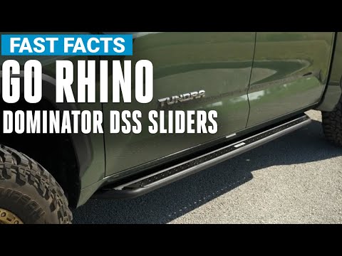 Go Rhino Dominator DSS Sliders on 2022 Toyota Tundra Fast Facts